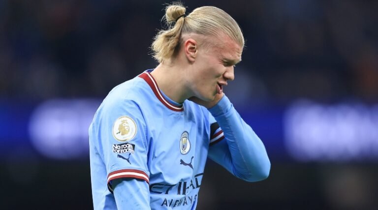 Manchester City boss Pep Guardiola hopeful Erling Haaland will be fit to face Arsenal