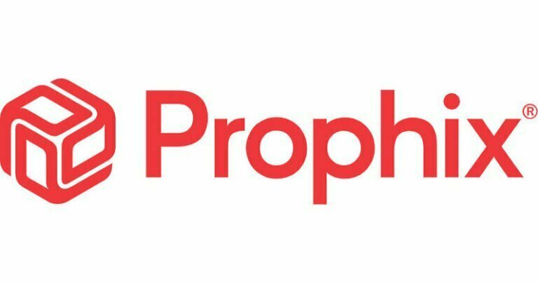 Prophix Full Red Transparent Logo