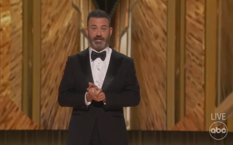 Oscars host Jimmy Kimmel jokes about Will Smith Oscars slap