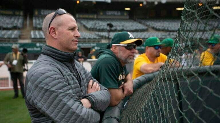 Athletics GM David Forst is not 'taking sides' in the team's pursuit of the ballpark