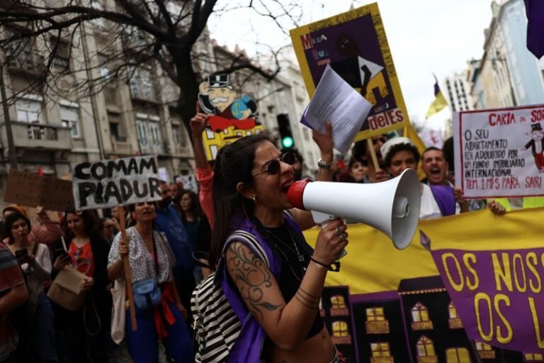 Thousands protest in Portugal over housing crisis