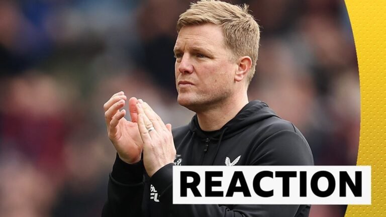 Aston Villa 3-0 Newcastle United: Eddie Howe says Magpies suffered ‘first dip’ of season