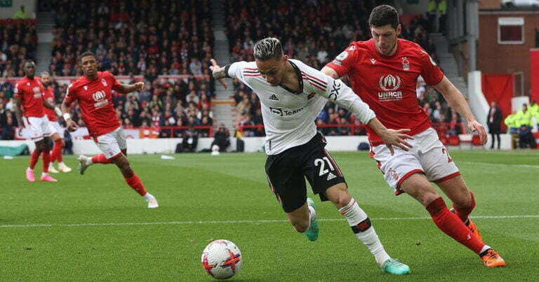 Antony’s goal against Nottingham Forest sees him pull level in a competition between Manchester United players