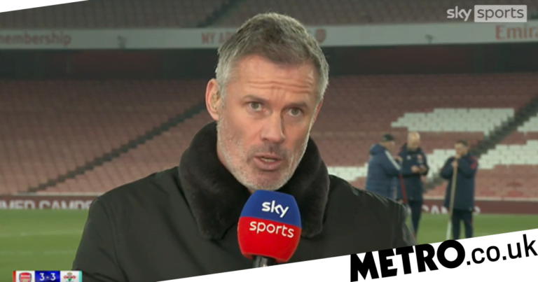 Jamie Carragher disagrees with Mikel Arteta claiming Arsenal must beat Manchester City to keep title hopes alive