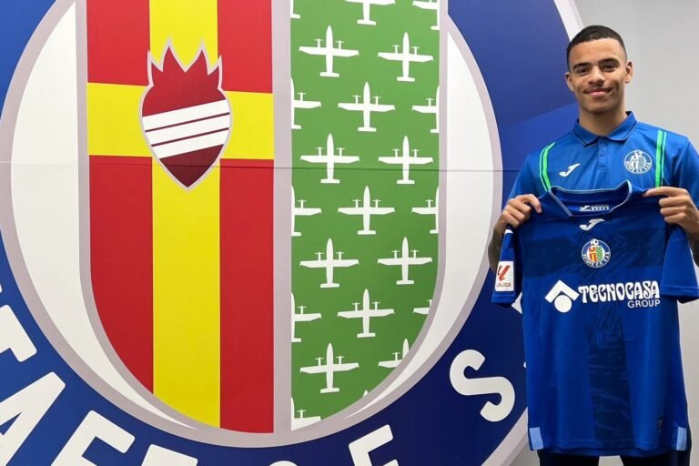Mason Greenwood pictured in Getafe kit for the first time and gets new squad number