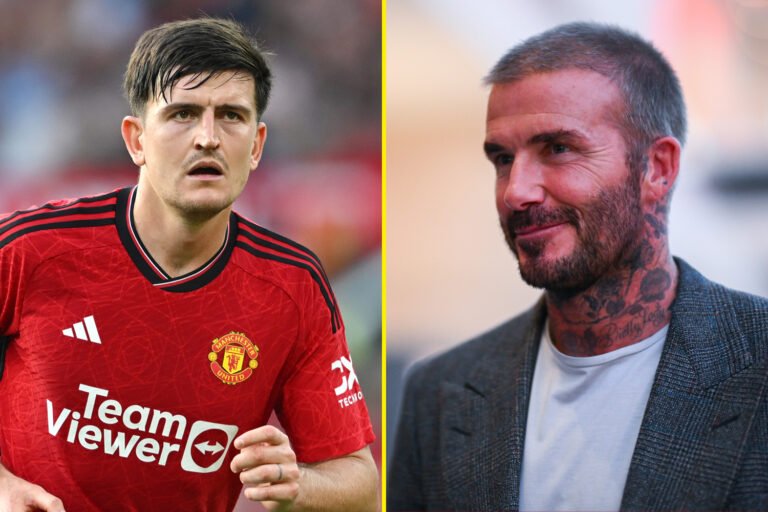 Harry Maguire opens up on conversation he had with ‘classy’ David Beckham amid struggles for Manchester United and England