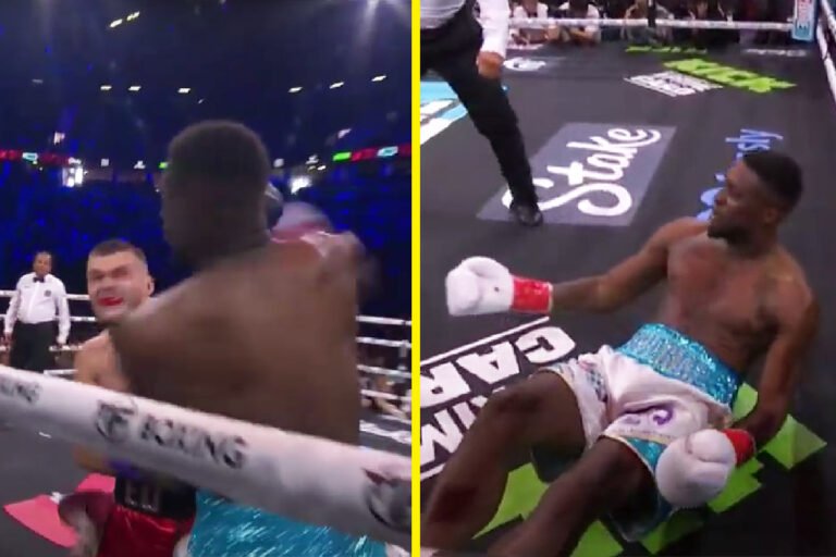 Ed Matthews scores brutal 17-second one-punch KO of Swarmz in surprise fight added to KSI vs Tommy Fury and Logan Paul vs Dillon Danis undercard