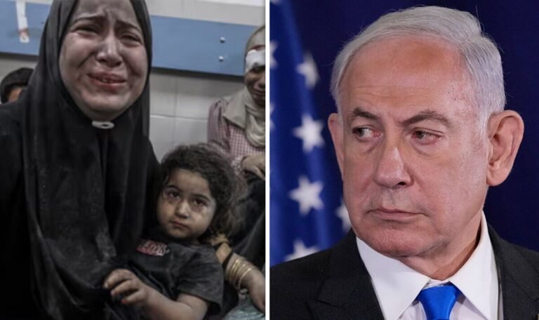 Benjamin Netanyahu denies Israel attacked Gaza hospital as hundreds killed by explosion
