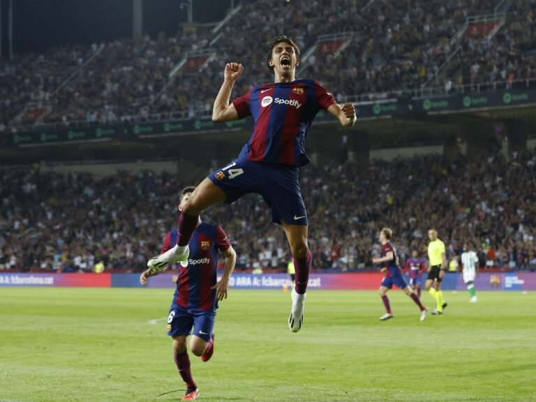Roberto Martinez credits Barcelona for improving Joao Felix form