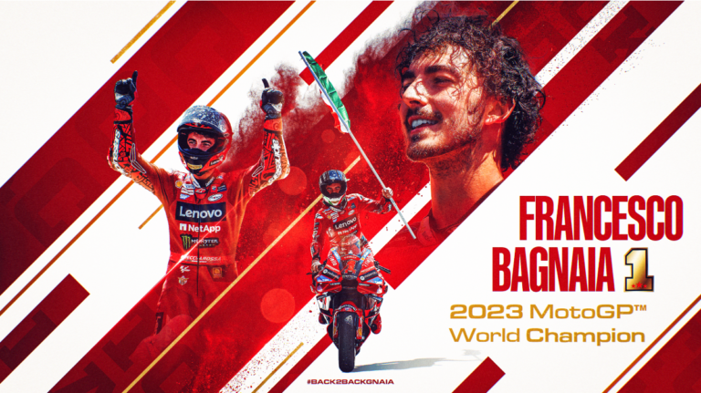 BACK2BACKgnaia: Pecco Bagnaia is the 2023 MotoGP World Champion