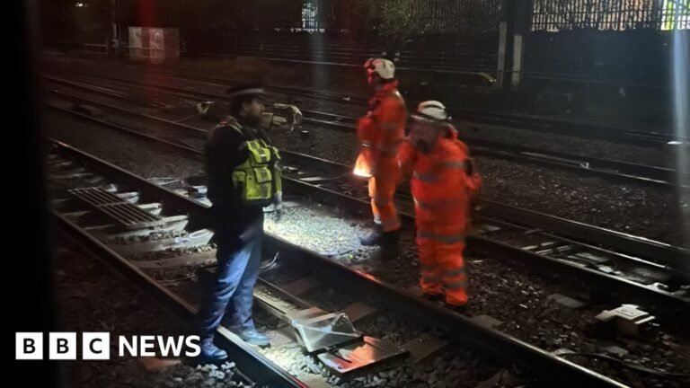 Passengers stuck for hours on Elizabeth Line after cables damaged