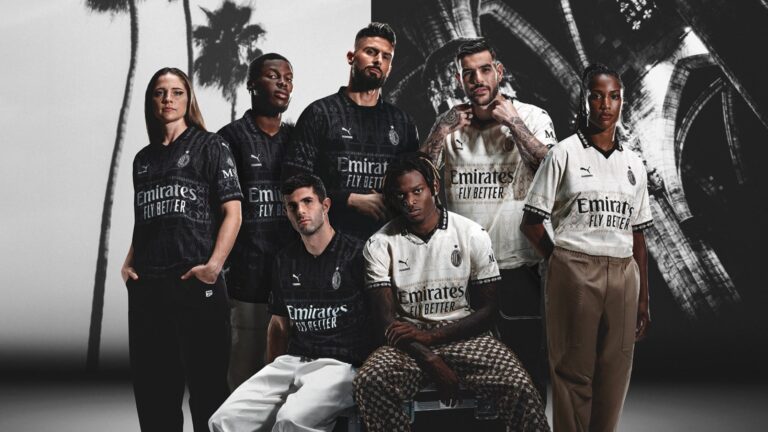 USMNT stars Christian Pulisic and Yunus Musah model new AC Milan kit as Serie A giants partner with LA-based streetwear brand PLEASURES
