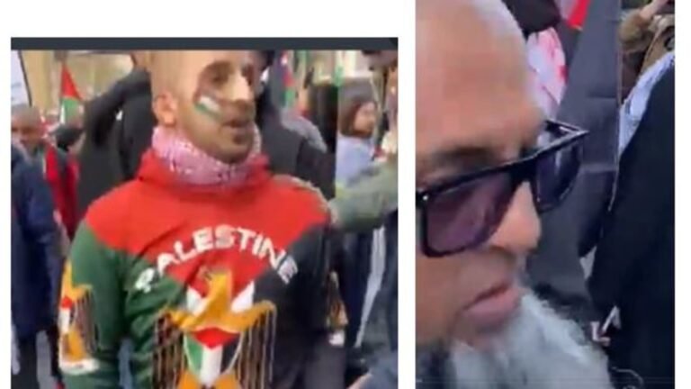 Appeal to identify two men following central London protest
