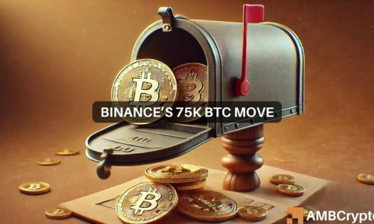 Bitcoin: Binance moves 75,177 BTC – Is a major sell-off incoming?