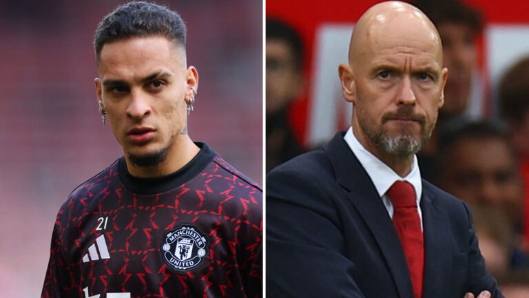 Man Utd fans all tell Antony to do the same thing as Ten Hag sends £86m flop Jadon Sancho-style message