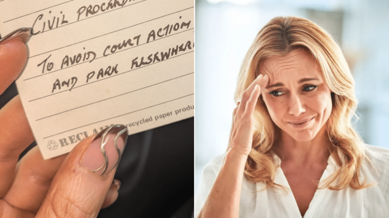 My ‘Karen’ neighbour slipped me a fake ‘court action’ note for bonkers reason, I’m speechless