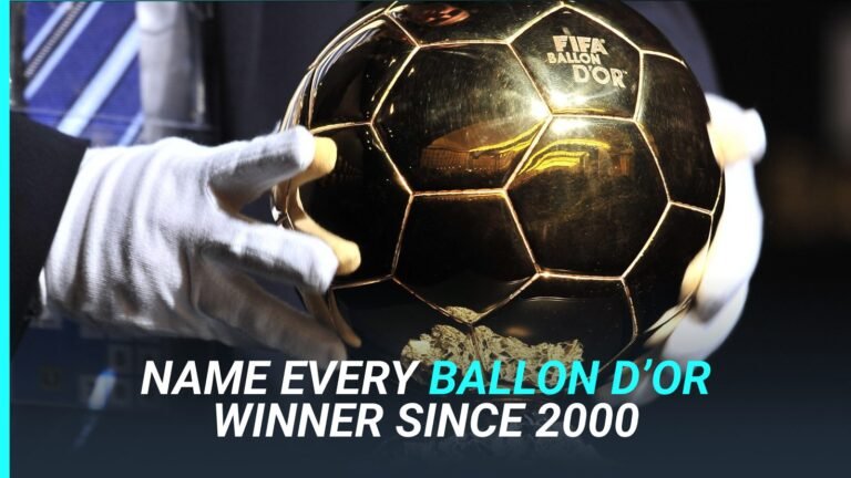 Football quiz: Can you name every Ballon d’Or winner this century?