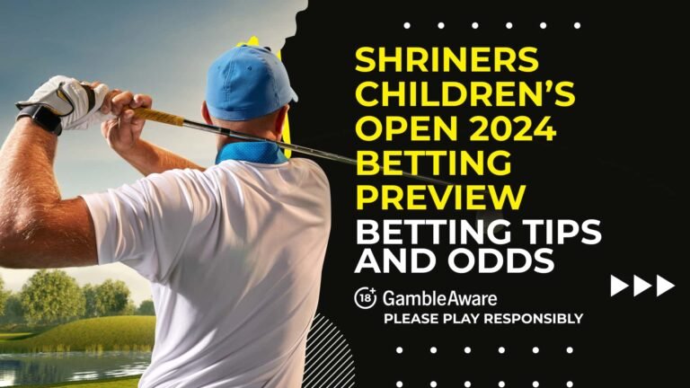 Shriners Children’s Open 2024 betting preview: odds, predictions and tips