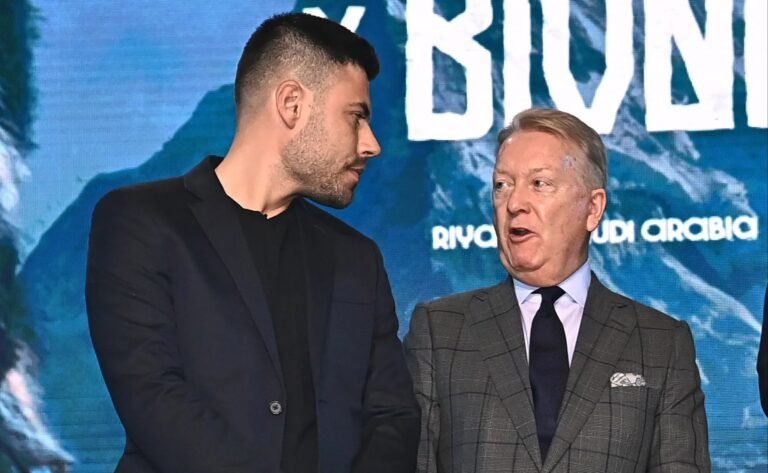 Frank Warren threatens legal action for ‘libellous’ claim Fabio Wardley glove claim from Ben Shalom, who denies ‘accusing’