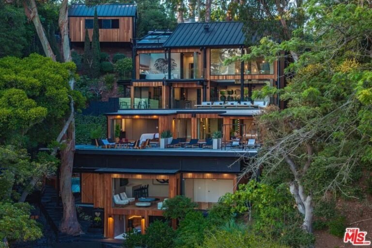 Jaw-Dropping Forest Hideaway in L.A. With a Swing Bed and Private Zen Garden Is Listed for $23.3 Million