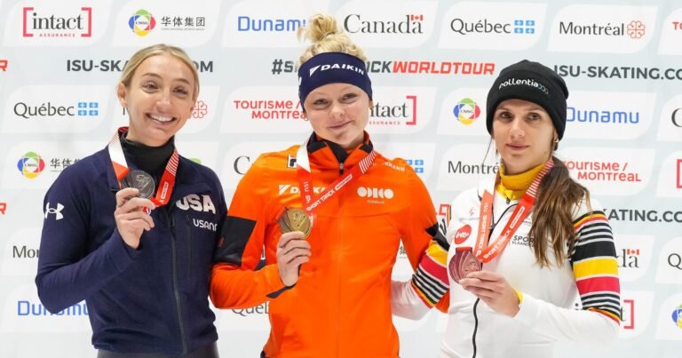 Velzeboer pips Santos-Griswold to 500m gold after photo finish in Montreal