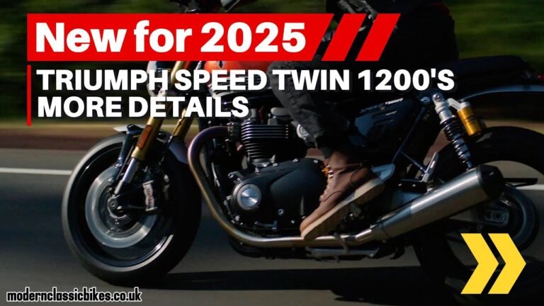 Triumph Reveals New Speed Twins Further Info