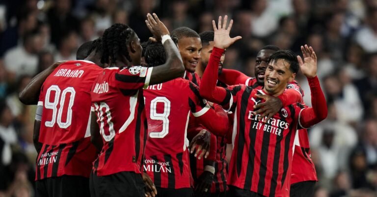 Milan hit three and record statement victory at Real Madrid