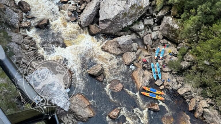 Kayaker has leg amputated after becoming ‘wedged’ between rocks in river